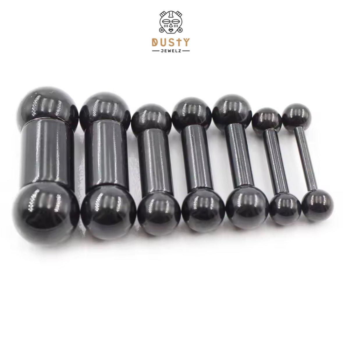 Heavy Gauge Straight Barbell | Tongue | Nipple Piercing Bar