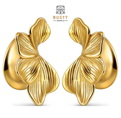 Flower Petal Saddle Ear Plugs – Stainless Steel