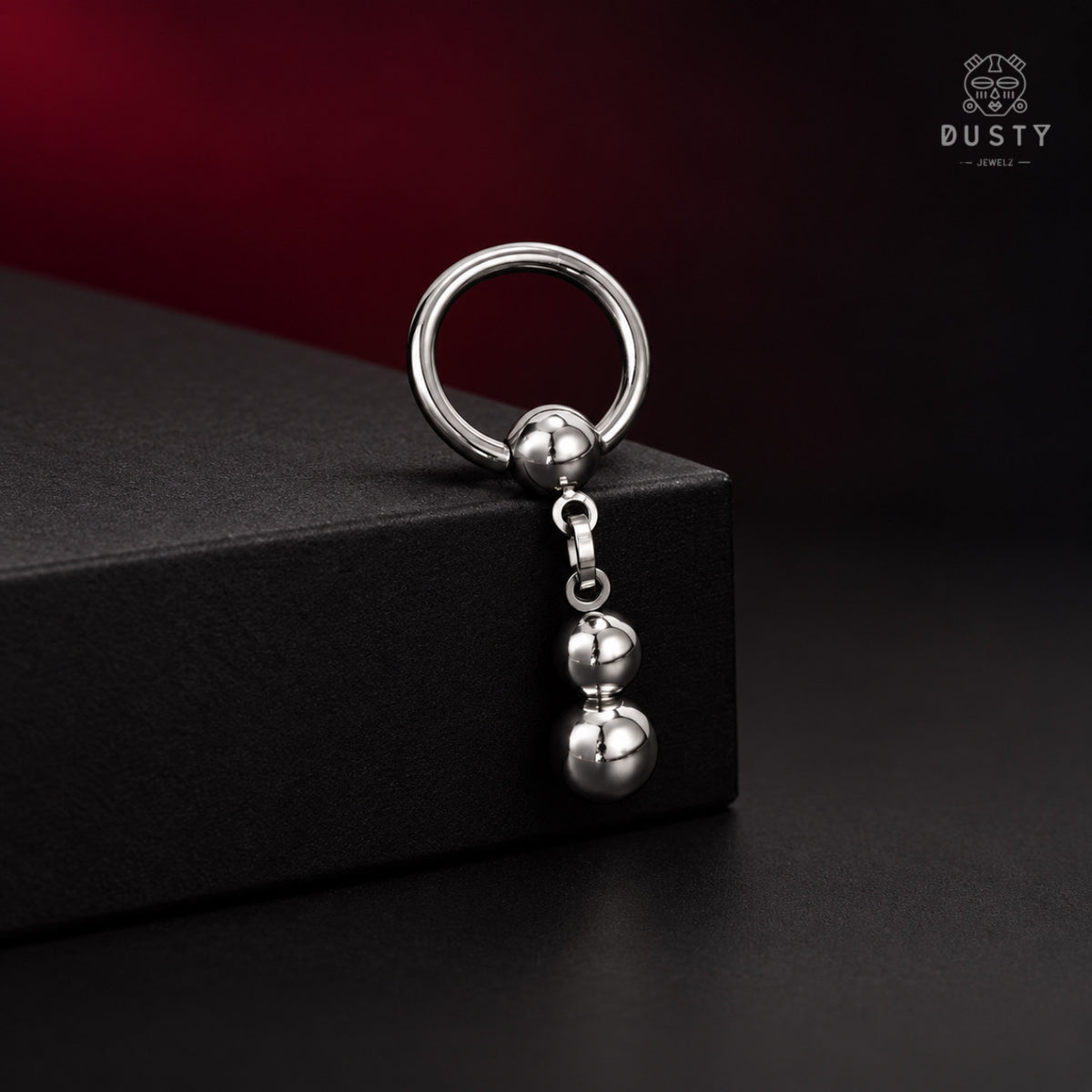 Ball Drop Captive Bead Rings | Single & Double Dangle