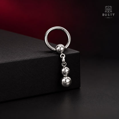 Ball Drop Captive Bead Rings | Single & Double Dangle