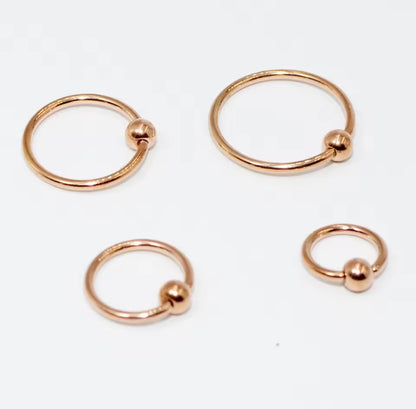 Captive Bead Ring | BCR Hoop |16g