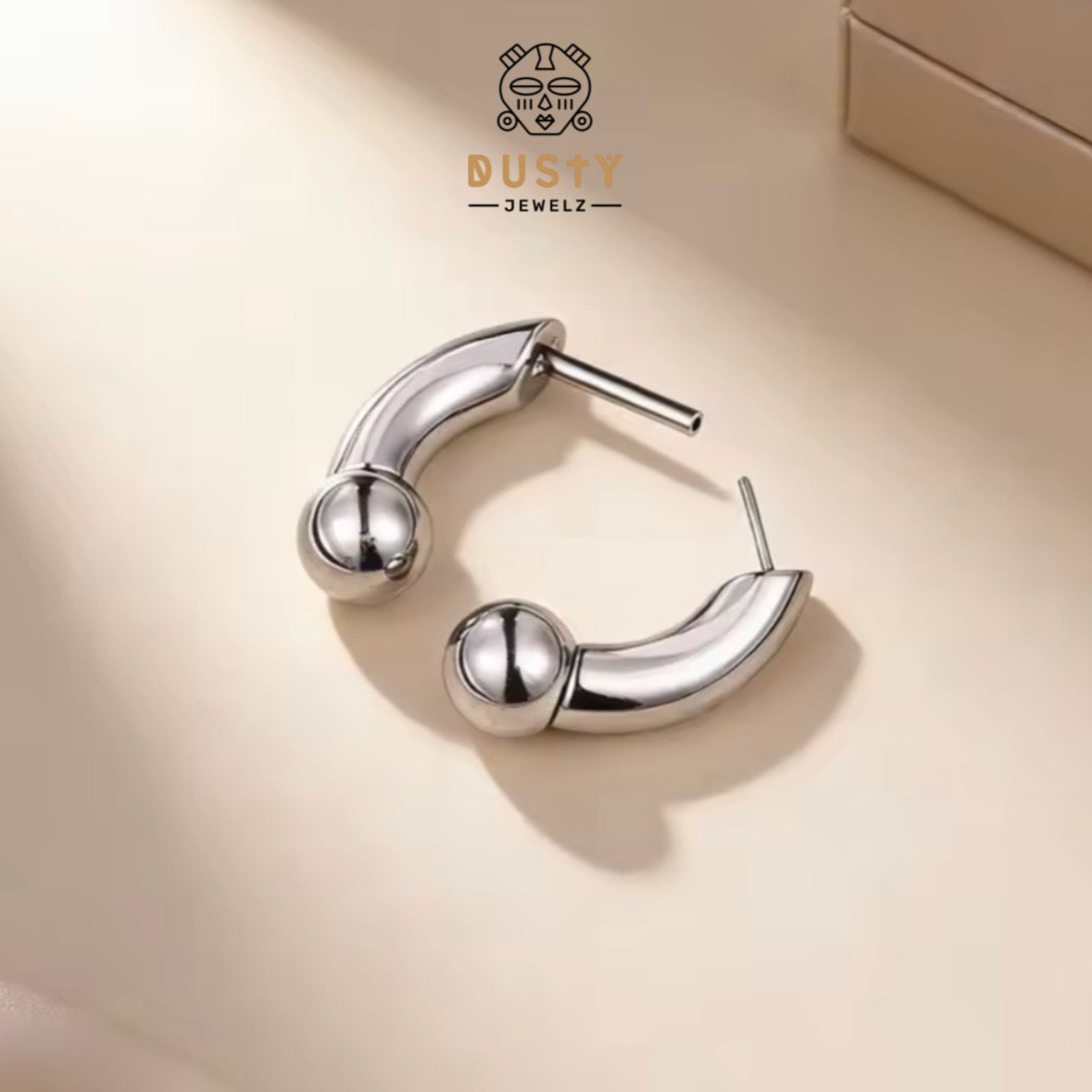 Chunky Faux Septum Ring – 16G Stretched Illusion Look