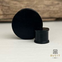 Load image into Gallery viewer, Black Silicone Plugs | Double Flare
