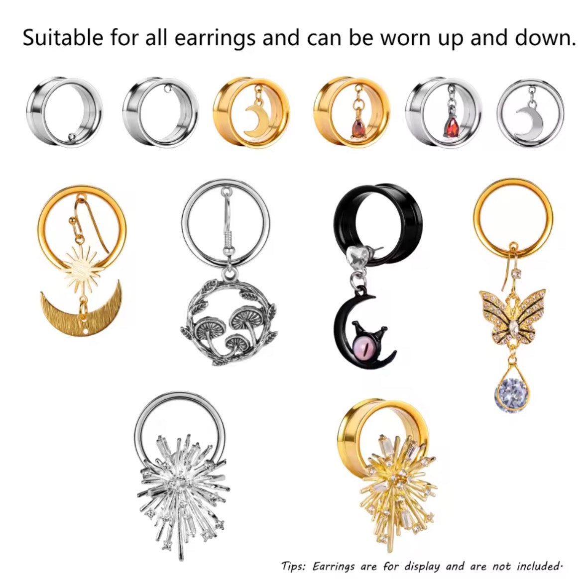 DIY Dangle Connector Ear Tunnels | Make Your Own Dangle Gauges
