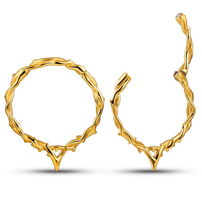 Thorn Vine Hoop Ear Weights