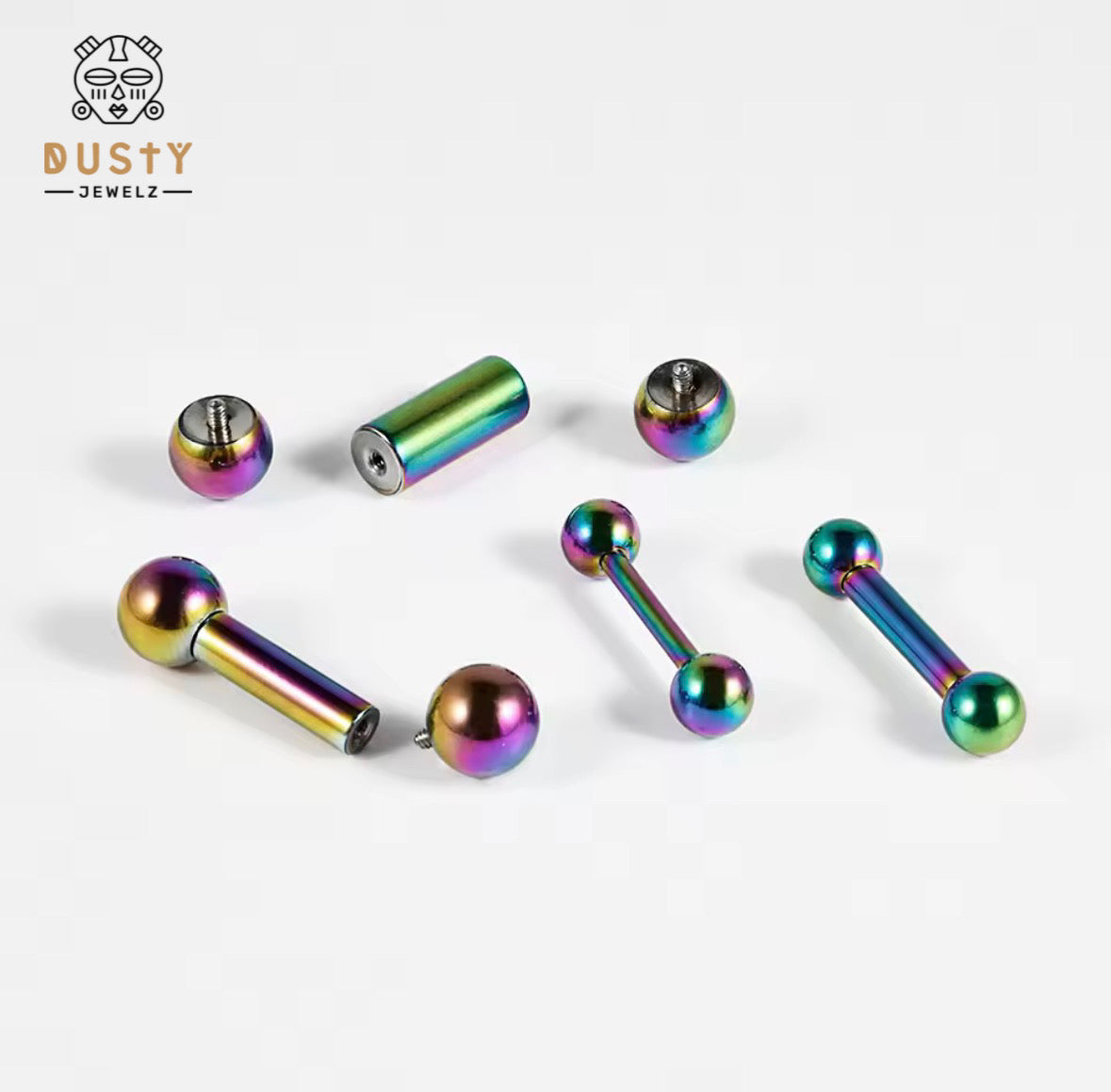 Heavy Gauge Straight Barbell | Tongue | Nipple Piercing Bar