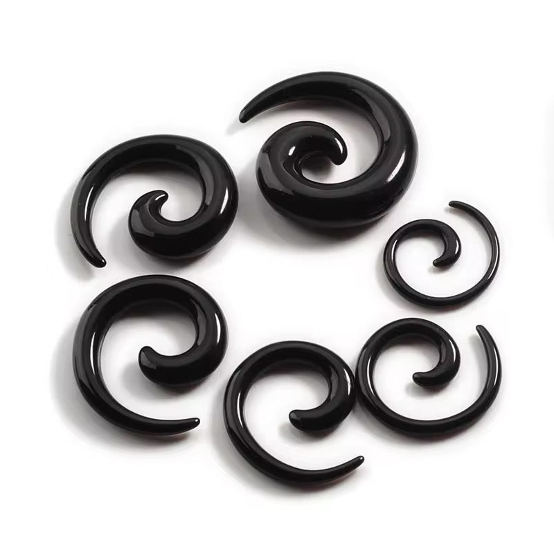 Acrylic Spiral Taper Stretchers | 14g-00g