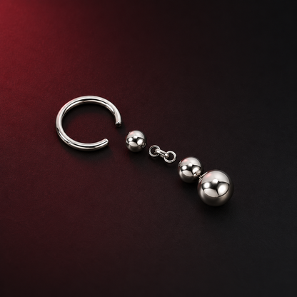 Ball Drop Captive Bead Rings | Single & Double Dangle