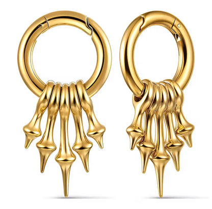 Spike Dangle Ear Weights | Stainless Steel