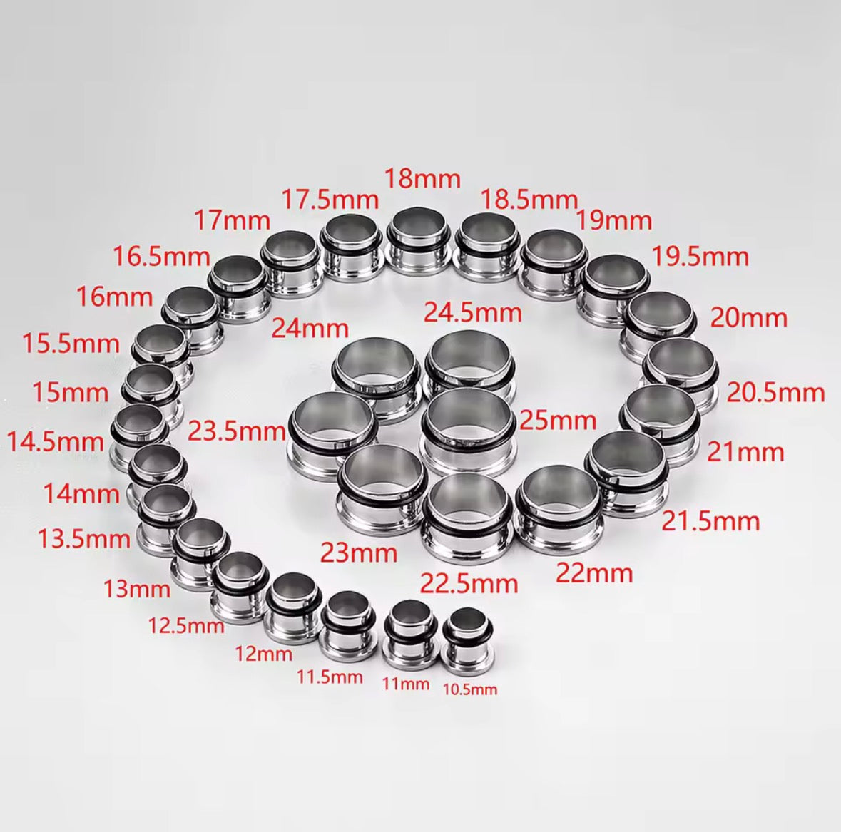 Single Flare Dead Stretching Kit | 10.5mm-25mm | 0.5mm Increments