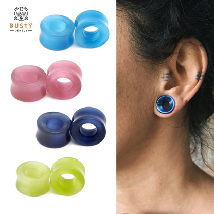 Cat’s Eye Stone Tunnels | Double Flare Plugs