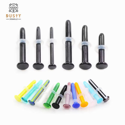 Glass Straight Bar Retainer | 18g-14g