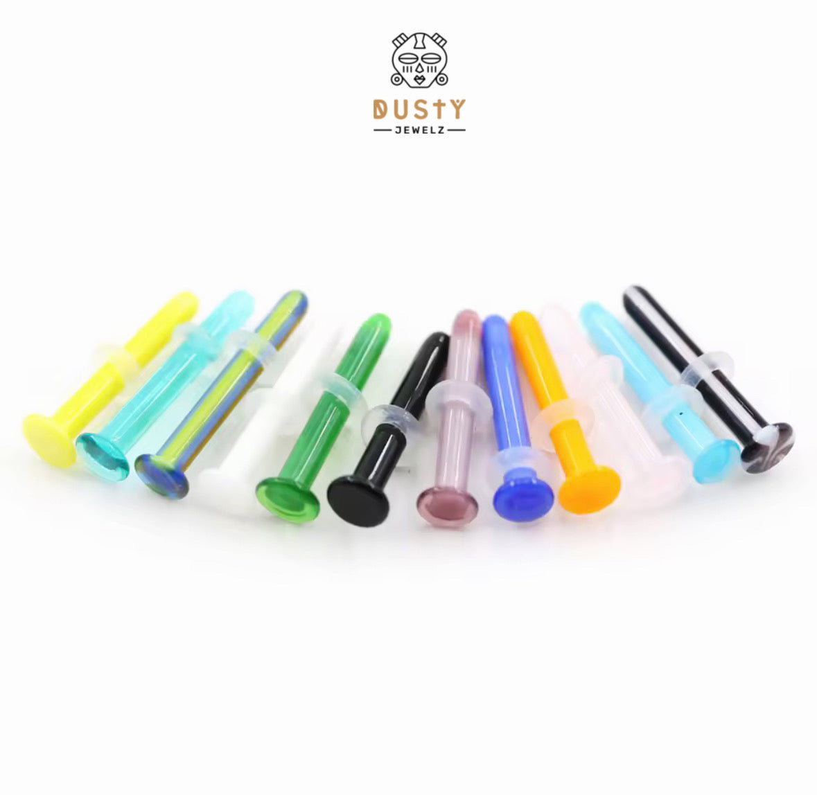 Glass Straight Bar Retainer | 18g-14g