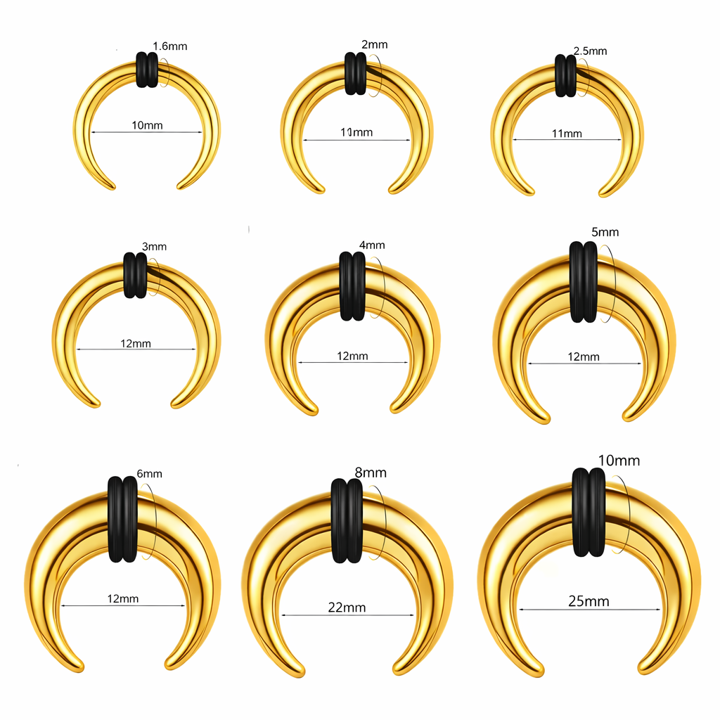 Pincher Kit | Surgical Steel | Stretching Set | 14g-00g