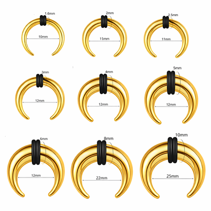 Pincher Kit | Surgical Steel | Stretching Set | 14g-00g