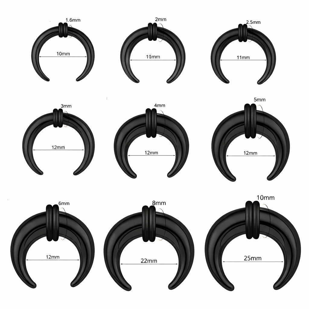 Pincher Kit | Surgical Steel | Stretching Set | 14g-00g