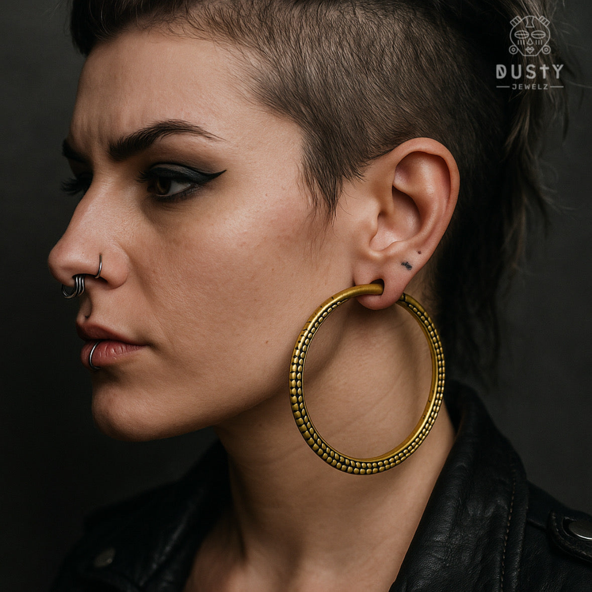 Vintage Hoop Ear Weights | 2 Sizes