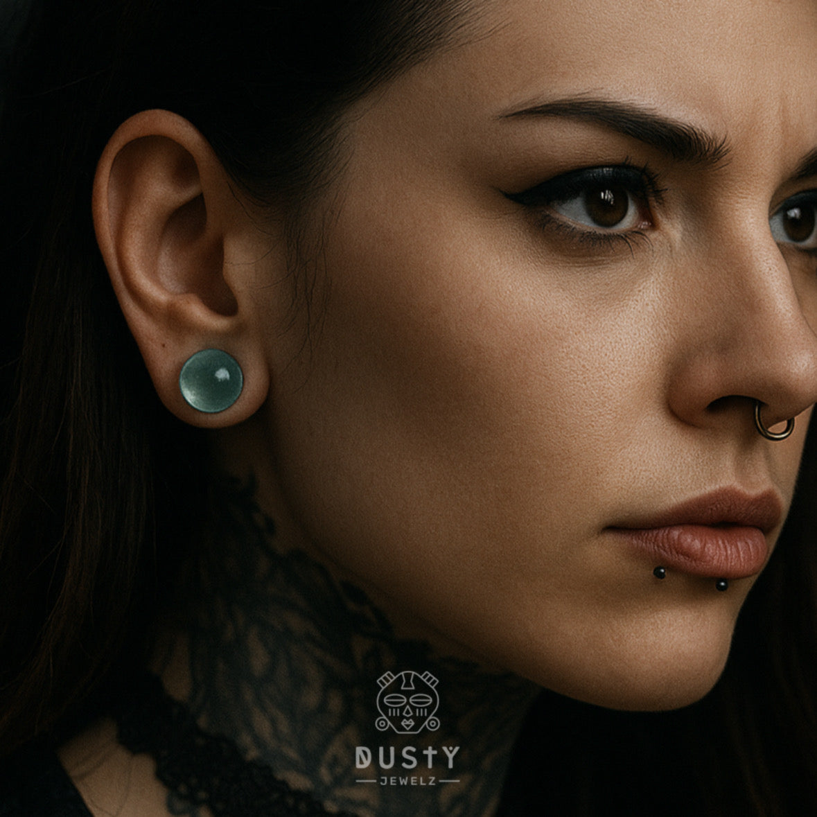 Glass Dead Stretching Plugs | Single Flare | Rubber O - Ring | 0.5mm Increments