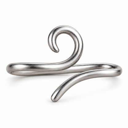 Spiral Bridge Piercing | 925 Sterling Silver | 16G