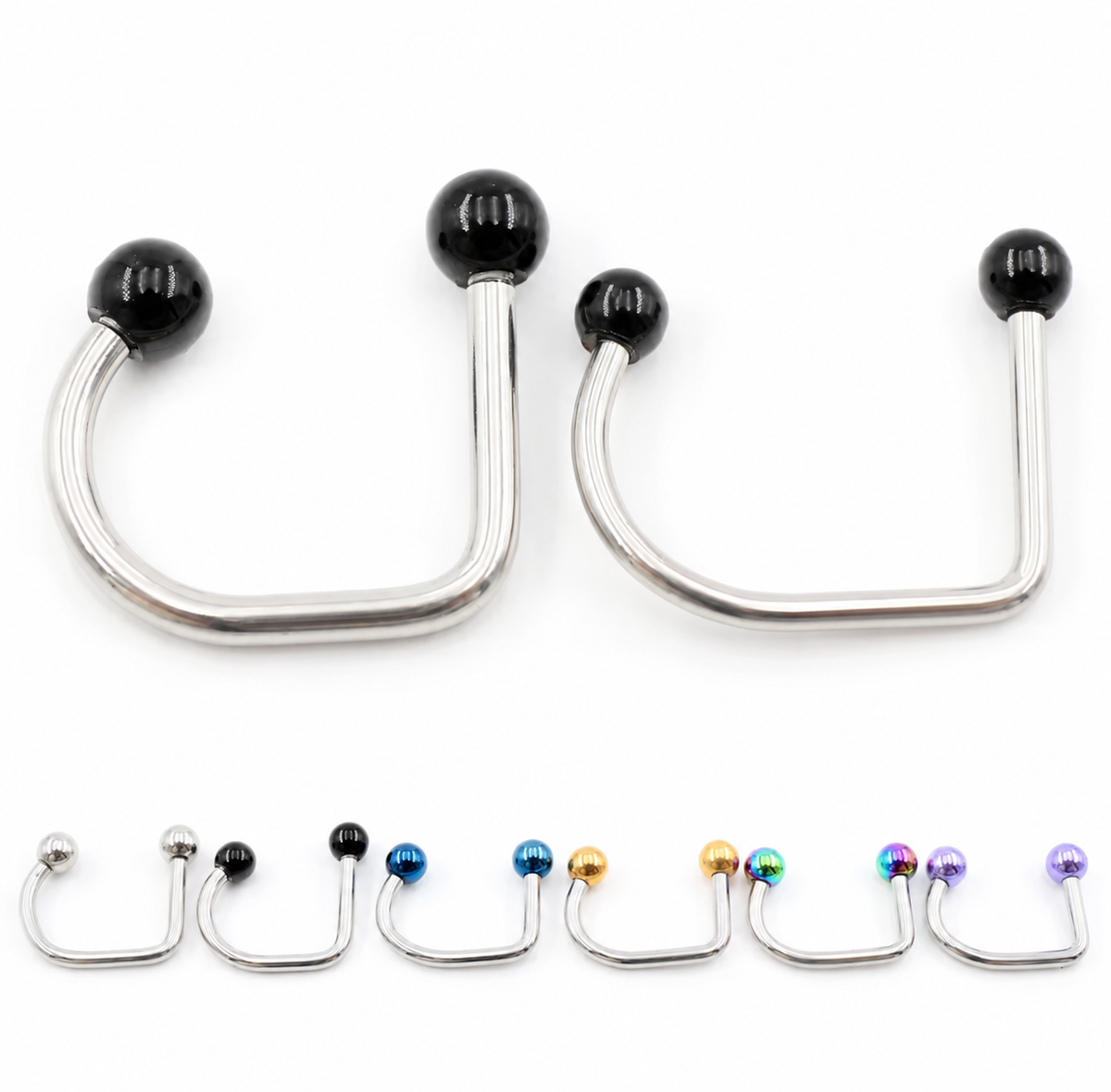 Lippy Loop Lip Ring | U-Shaped Lip Hugger | 16G & 14G