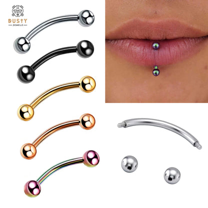 Classic Curved Barbell | External Threaded