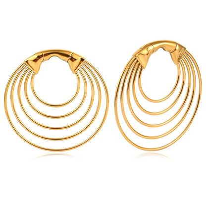 Multi Layered Hoop Ear Weights | Lobe Hangers