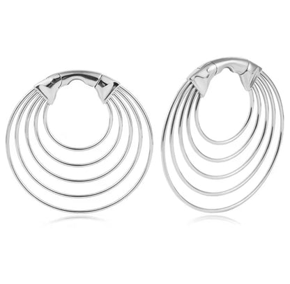 Multi Layered Hoop Ear Weights | Lobe Hangers