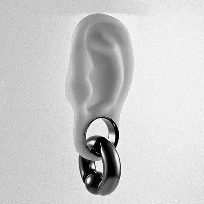 BCR Ring And Ear Tunnel | Stainless Steel - DustyJewelz