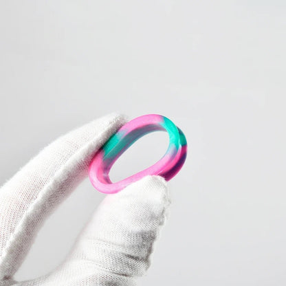 Extra Big Marble Silicone Tunnels | Flexible Plugs | 8mm-38mm