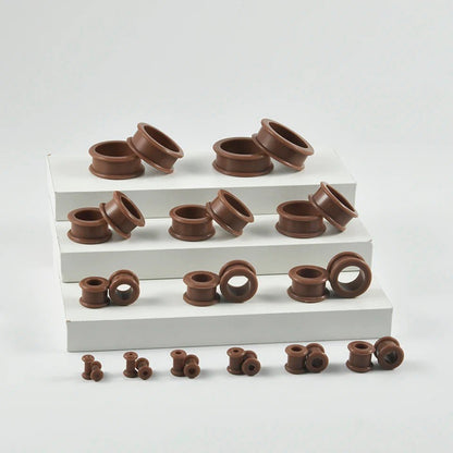 Extra Big Silicone Tunnels | Flexible Plugs | 3mm-76mm