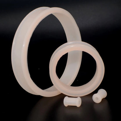 Extra Big Silicone Tunnels | Flexible Plugs | 3mm-76mm