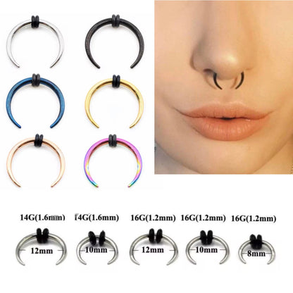 Septum Pincher | Stainless Steel Taper - DustyJewelz