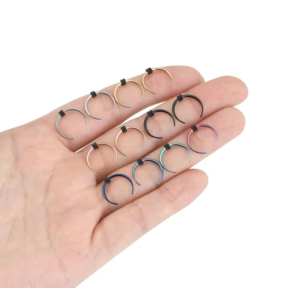 Septum Pincher | Stainless Steel Taper - DustyJewelz