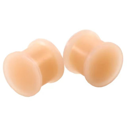 Silicone Ear Plugs | Double Flare | Flexible Expanders | 14mm - 25mm - DustyJewelz