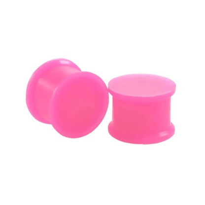 Silicone Ear Plugs | Double Flare | Flexible Expanders | 14mm - 25mm - DustyJewelz