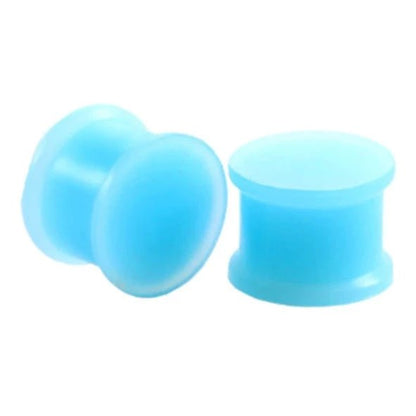 Silicone Ear Plugs | Double Flare | Flexible Expanders | 14mm - 25mm - DustyJewelz