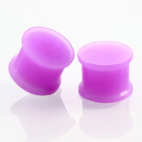 Silicone Ear Plugs | Double Flare | Flexible Expanders | 14mm - 25mm - DustyJewelz