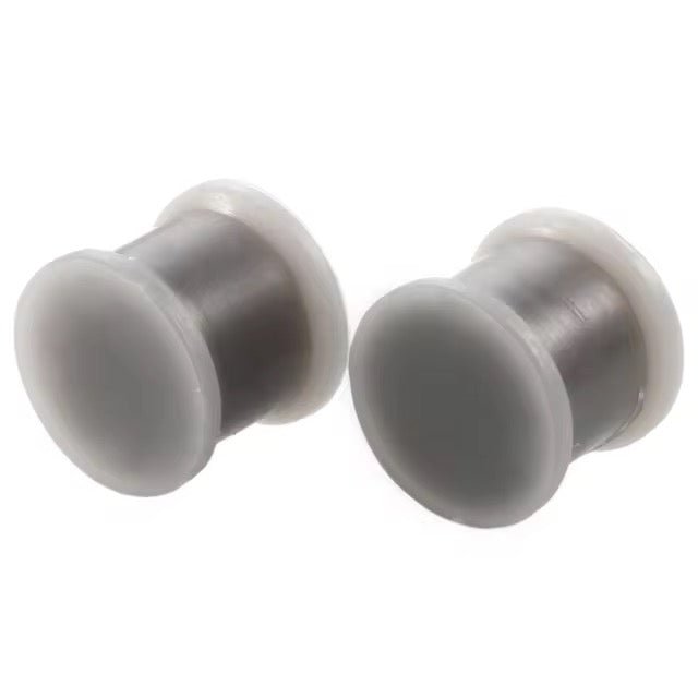 Silicone Ear Plugs | Double Flare | Flexible Expanders | 14mm - 25mm - DustyJewelz