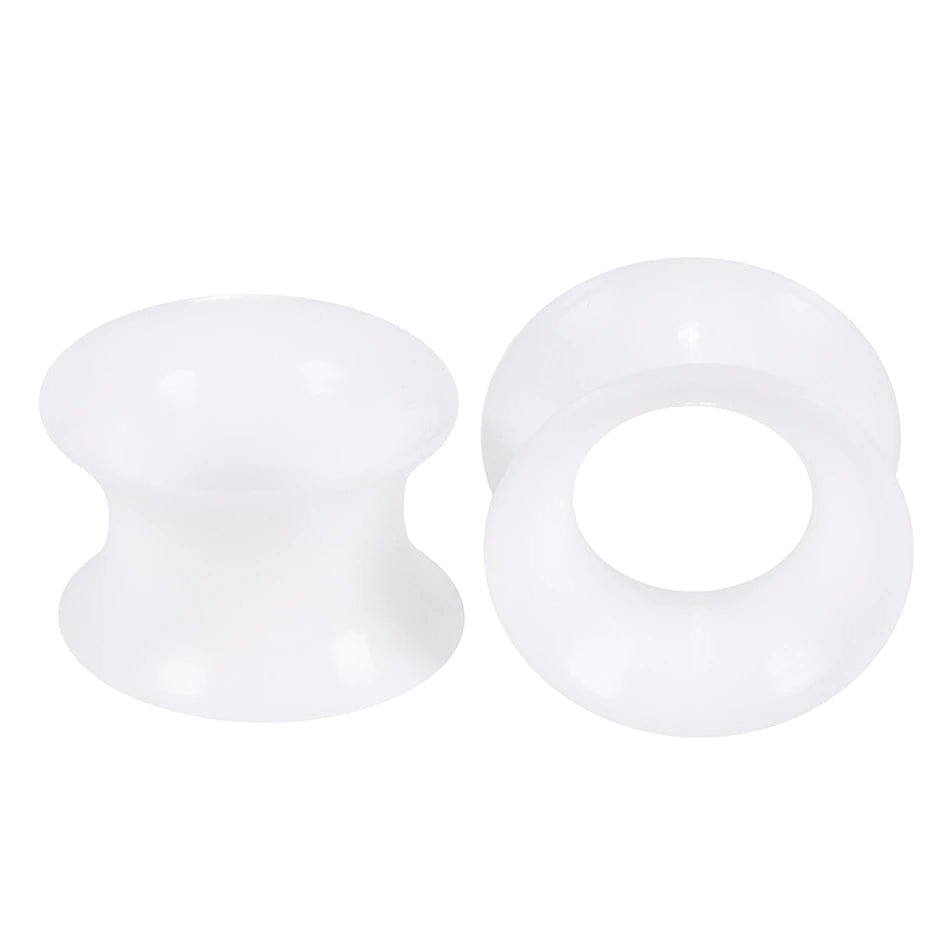 Silicone Earskins | Flexible Ear Tunnels | Double Flare | 14mm - 25mm - DustyJewelz