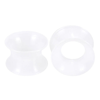 Silicone Earskins | Flexible Ear Tunnels | Double Flare | 14mm - 25mm - DustyJewelz