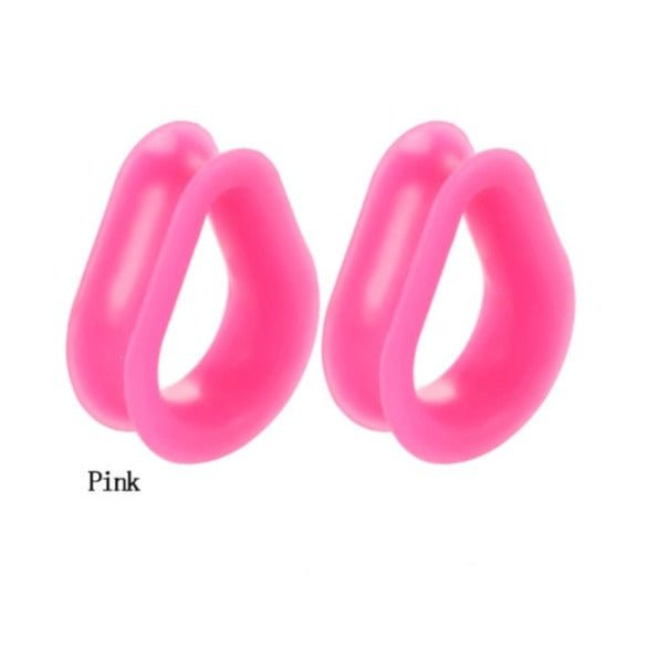 Silicone Teardrop Eyelets| Double Flare Tunnels | 6mm - 24mm - DustyJewelz