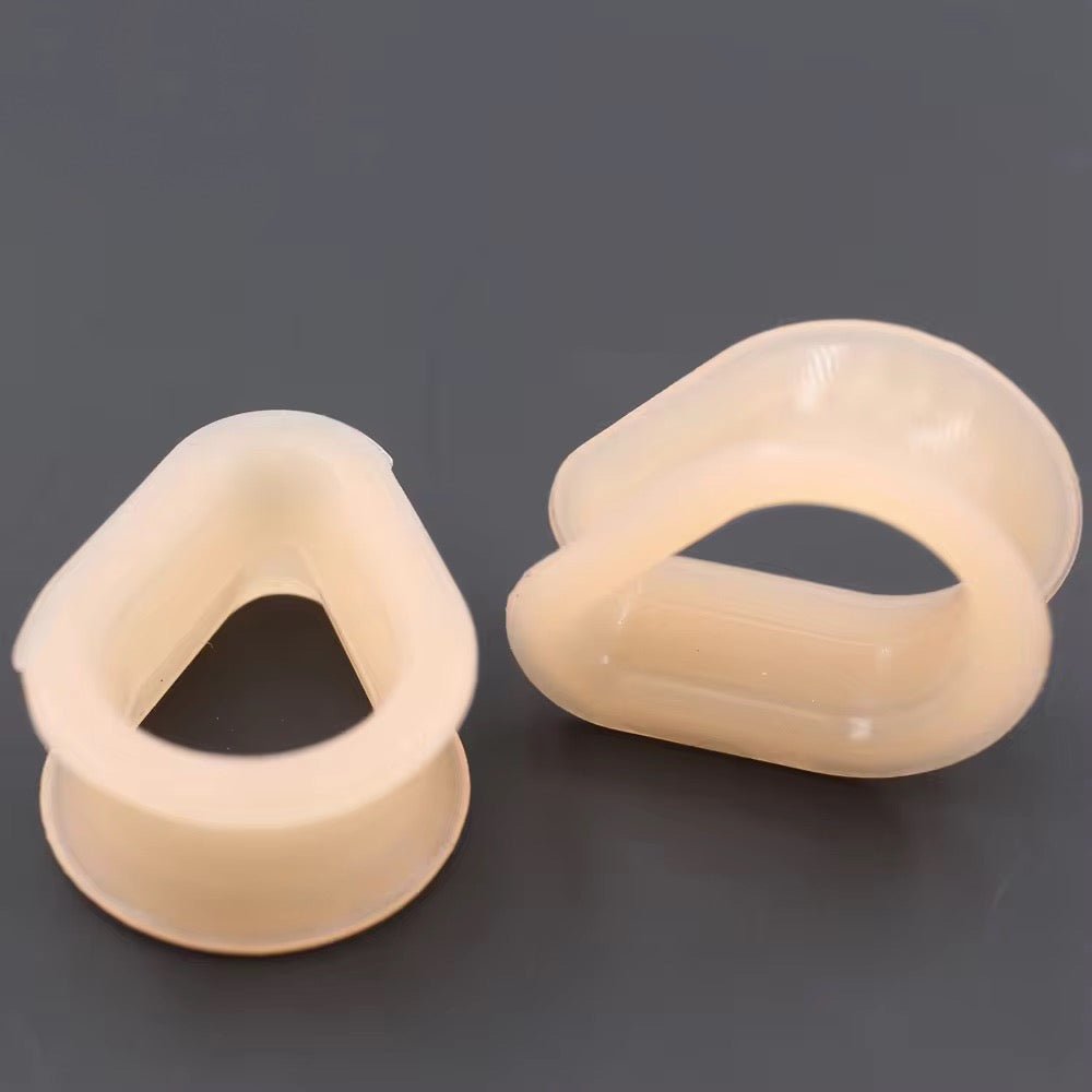 Silicone Teardrop Eyelets| Double Flare Tunnels | 6mm - 24mm - DustyJewelz