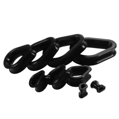 Silicone Teardrop Eyelets| Double Flare Tunnels | 6mm - 24mm - DustyJewelz