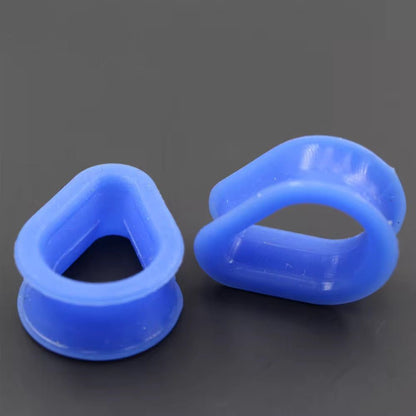 Silicone Teardrop Eyelets| Double Flare Tunnels | 6mm - 24mm - DustyJewelz