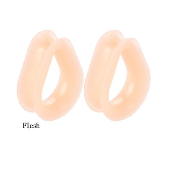 Silicone Teardrop Eyelets| Double Flare Tunnels | 6mm - 24mm - DustyJewelz