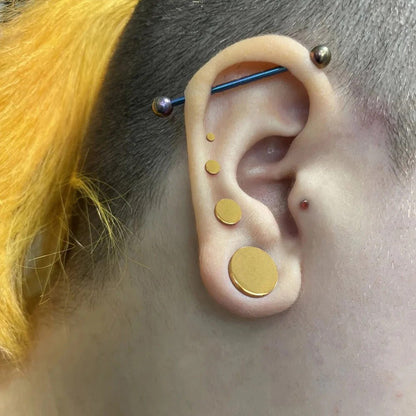 Single Flare Steel Plugs | Dead Stretching Set | 0.5mm Increments