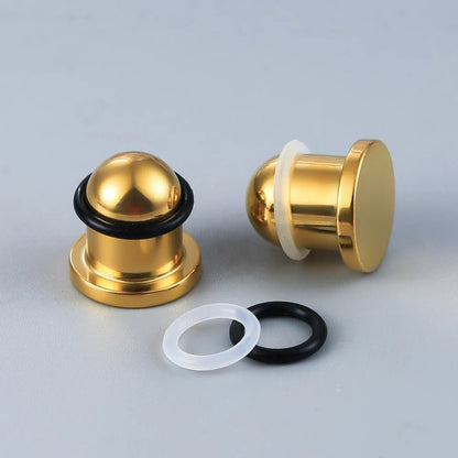 Single Flare Steel Plugs | Dead Stretching Set | 0.5mm Increments