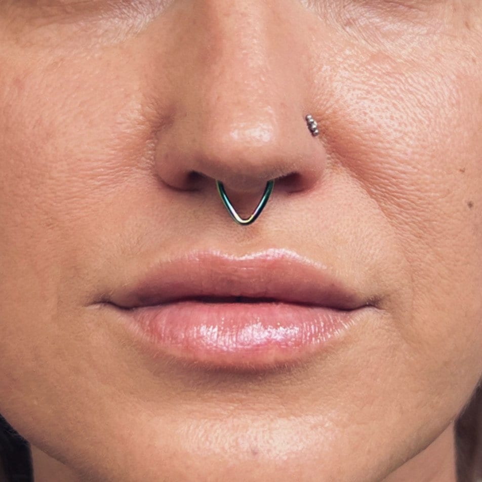 Teardrop septum deals clicker