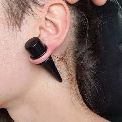 Acrylic Ear Stretching Tapers | 8g - 1” | Big Size - DustyJewelz