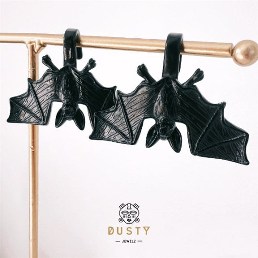 Bat Ear Weights | Lobe Hangers - DustyJewelz